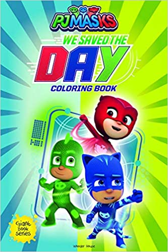 Wonder house PJ Masks We saved the Day Colouring Book